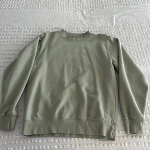 Sage Green John Galt Pacsun crewneck sweatshirt